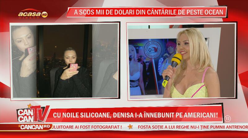 Manelista Denisa s-a tunat: şi-a pus silicoane ca să scape de complexe! Vezi ce a făcut în SUA şi ce ţoale de firmă are!