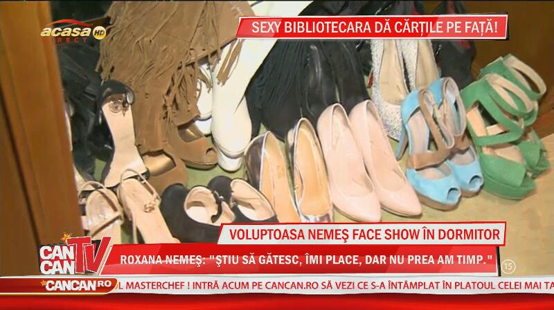 Roxana Nemeş trăieşte într-o cameră de hotel! Uite ce mănâncă seara şi câte perechi de pantofi are!