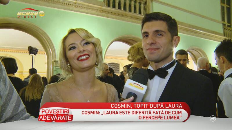 Cosmin este îndrăgostit lulea de Laura Cosoi! La premiile Gopo, nu i-a dat drumul la mână: