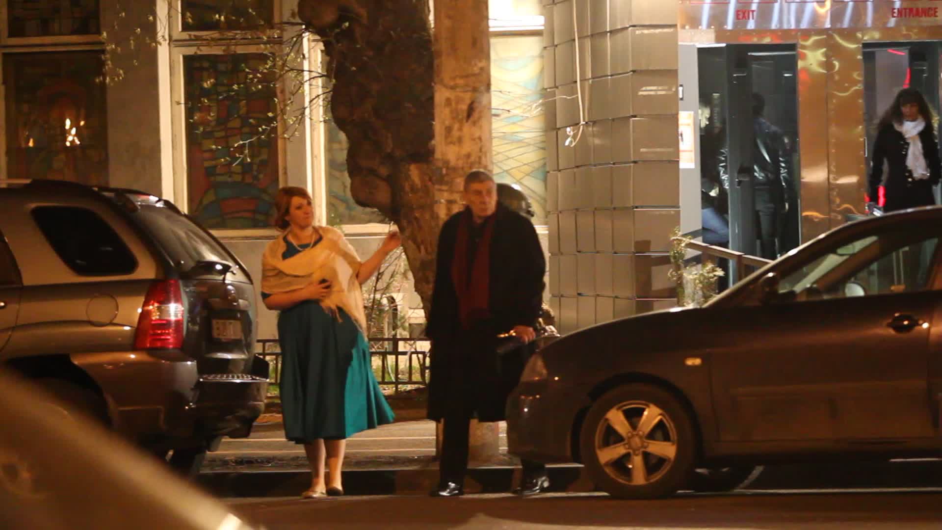 Actorul a mers la petrecerea data de organizatorii galei Gopo, ce a avut loc intr-un club din Capitala