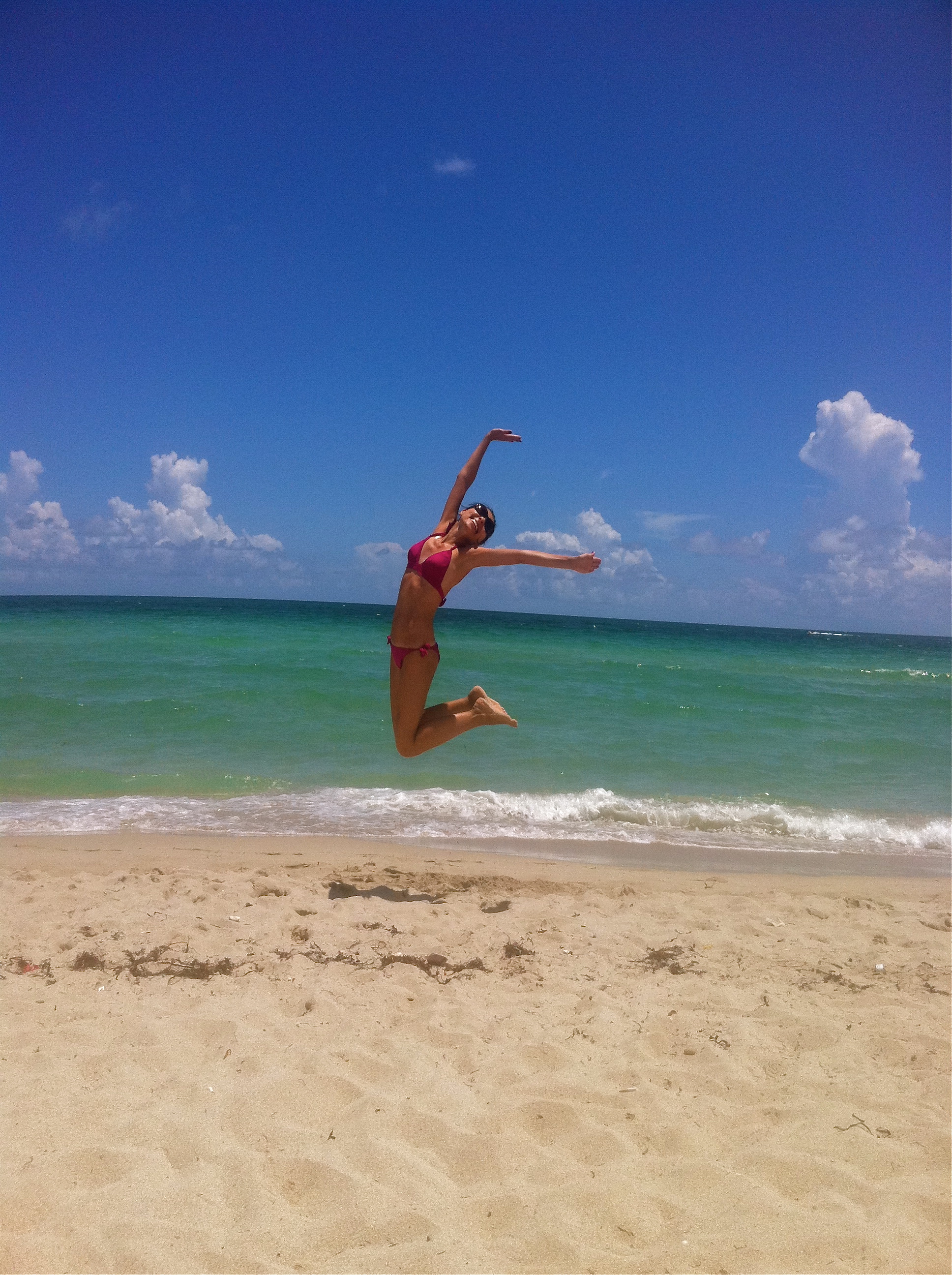 Corina, in America, pe plaja si la New York