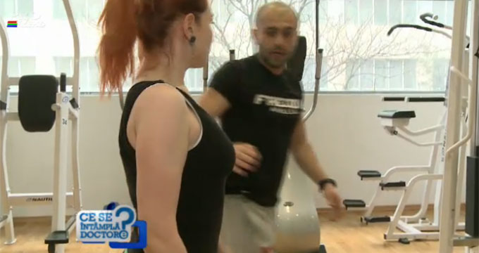 Alina de la Red Blonde se antreneaza de zor!