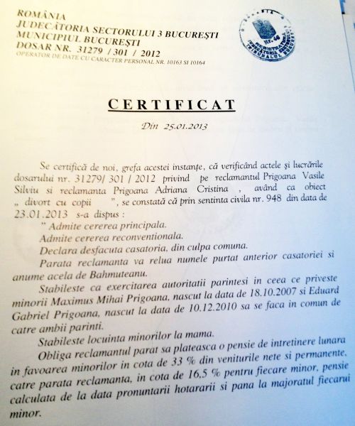 document Prigoana