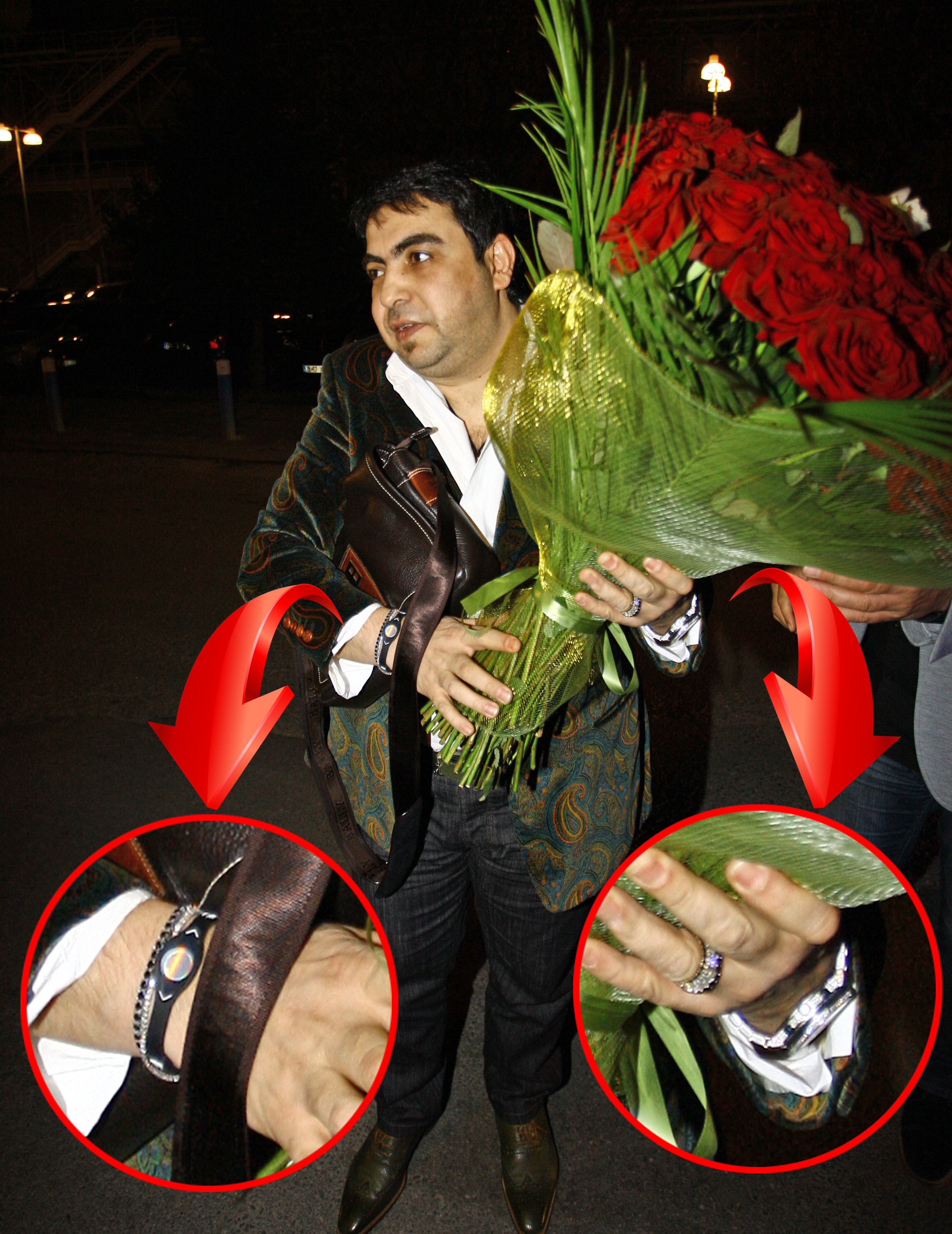 Dan Bursuc isi etaleaza cu mandrie zecile de diamante