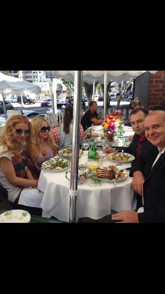 Cantareata se simte foarte bine in Los Angeles