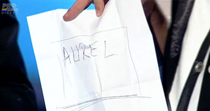 Bileteul scris de Daniel