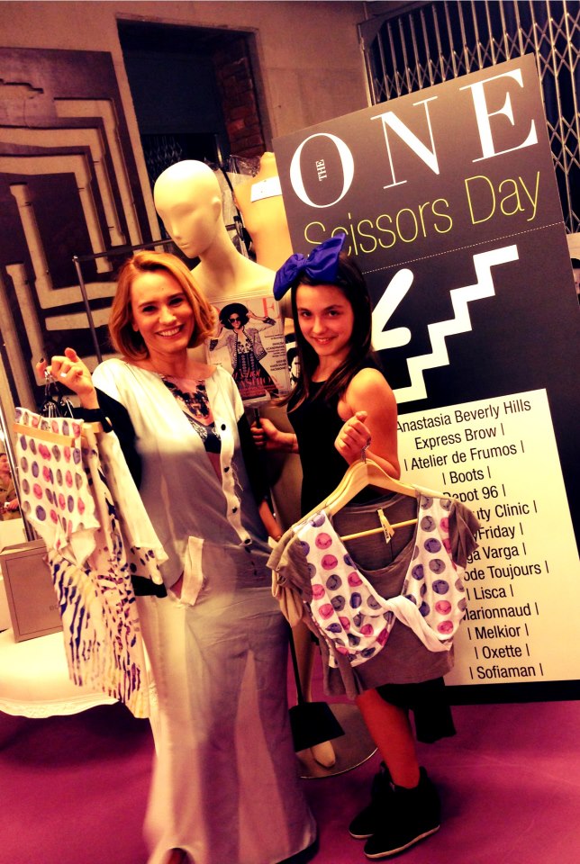 Andreea Esca, alaturi de fiica ei