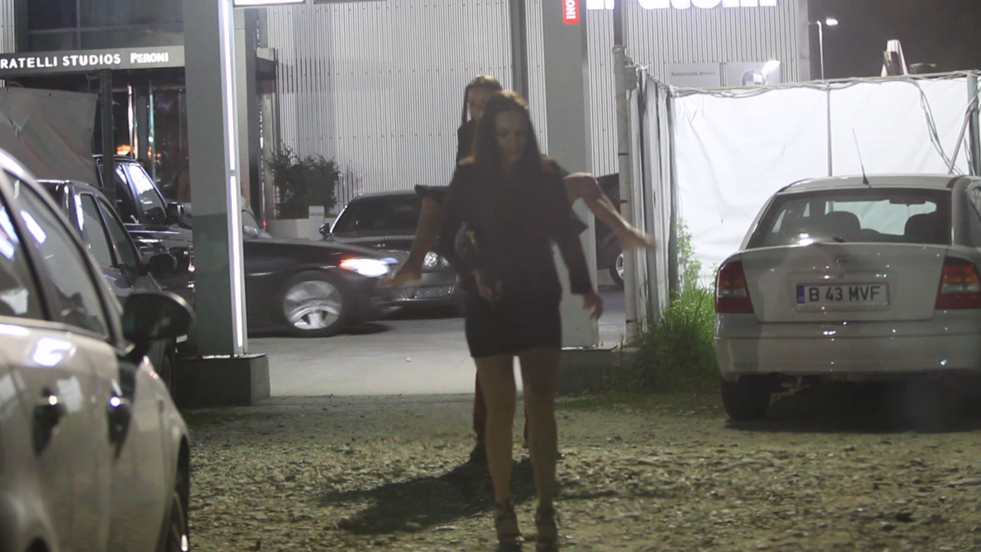 Alexandra Badescu a si-a exersat msicarile de balerina