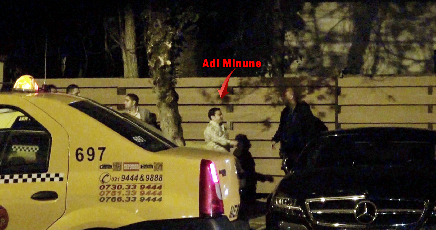 Minune a ajuns la local in jurul orei 5 dimineata, insotit de oamenii lui de incredere