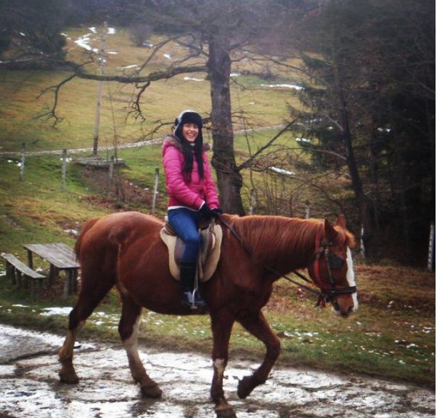Daniela se descurca de minune la calarie