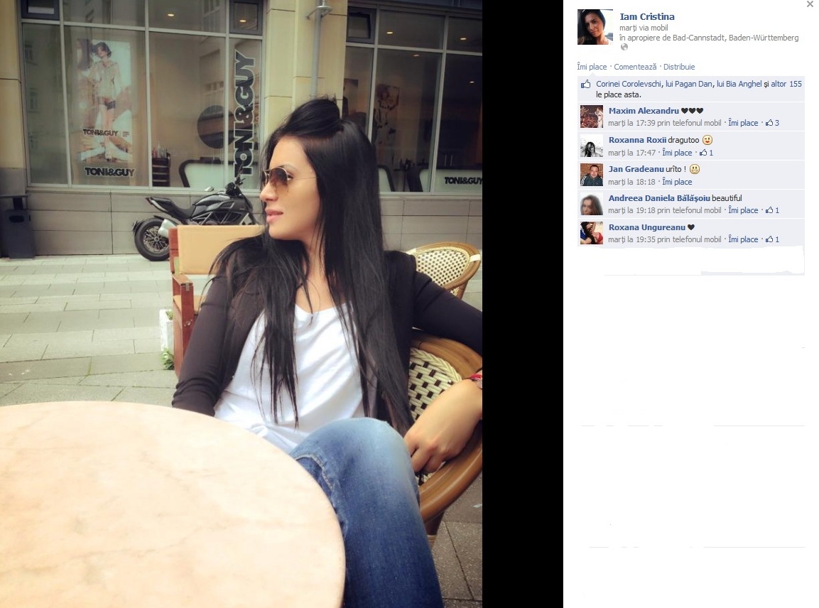 Cristina si Alexandru isi arata dragostea pe site-urile de socializare