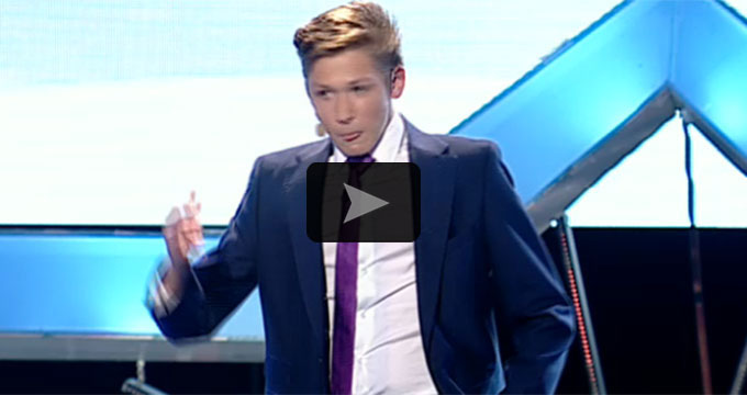 Stefan Mihai a reusit sa impresioneze pe toata lumea cu talentul sau actoricesc