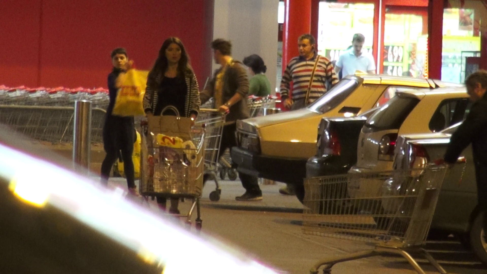 Teodoru a fost singura la cumparaturi