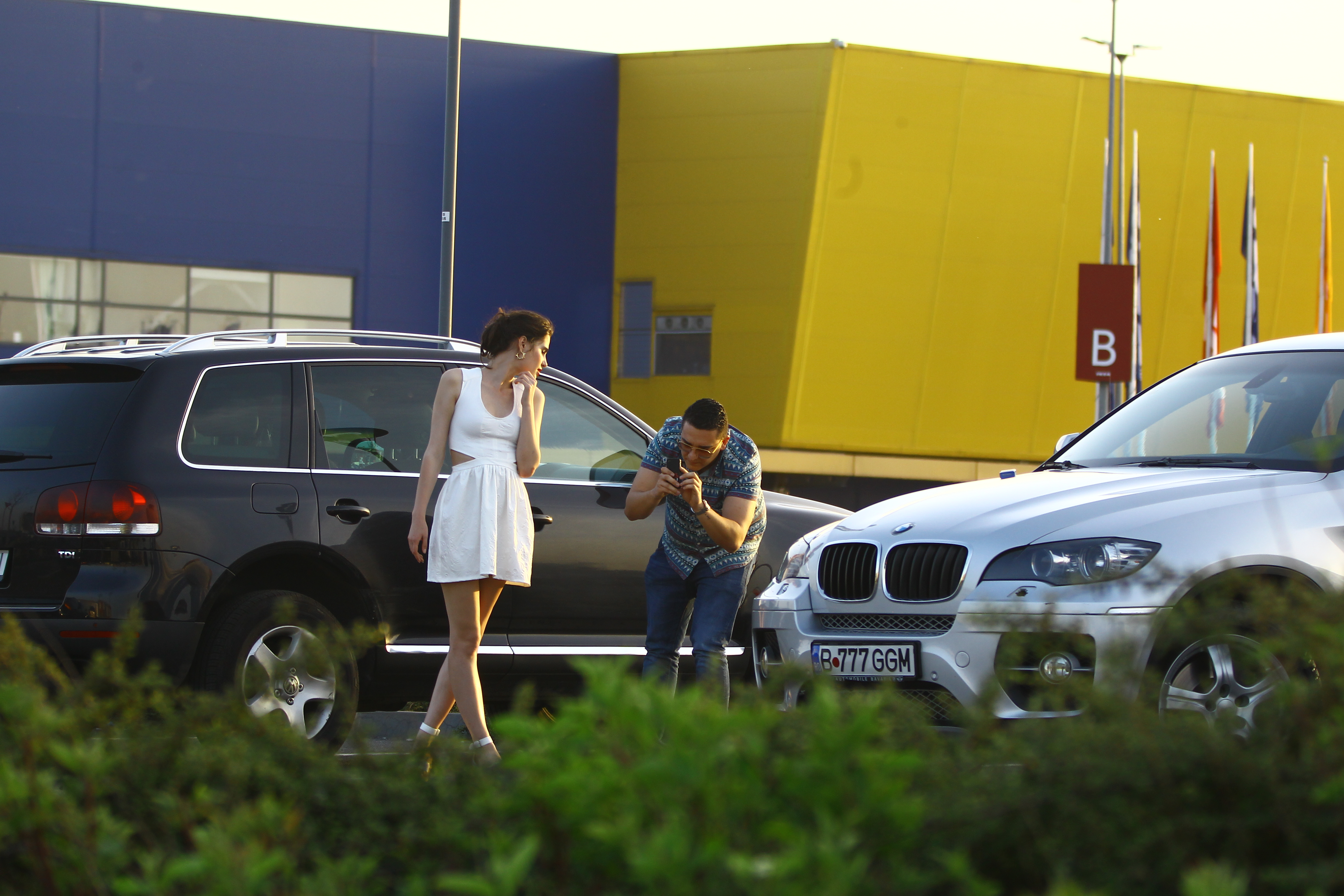 Lucian si Maria, in timpul unei... sedinte foto