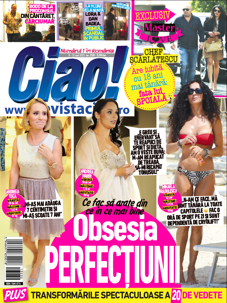 Ieri a aparut pe piata noul numar al revistei Ciao!