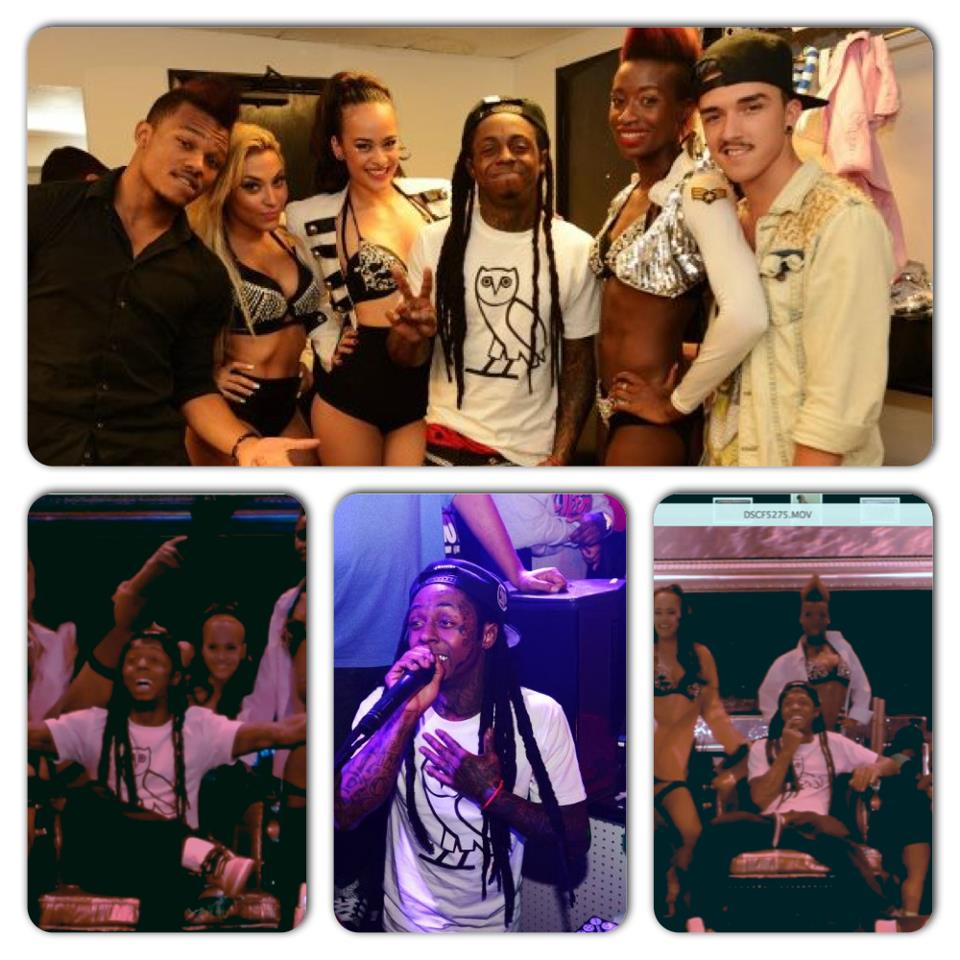 De curand, Rengle a dansat alaturi de Lil Wayne pe scena unui club din Miami