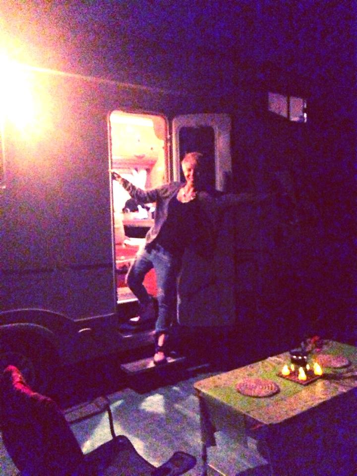 De Paste, Sore a fost in Moldova, cu rulota si, dupa cum chiar ea spune, a avut parte de o cina romantica