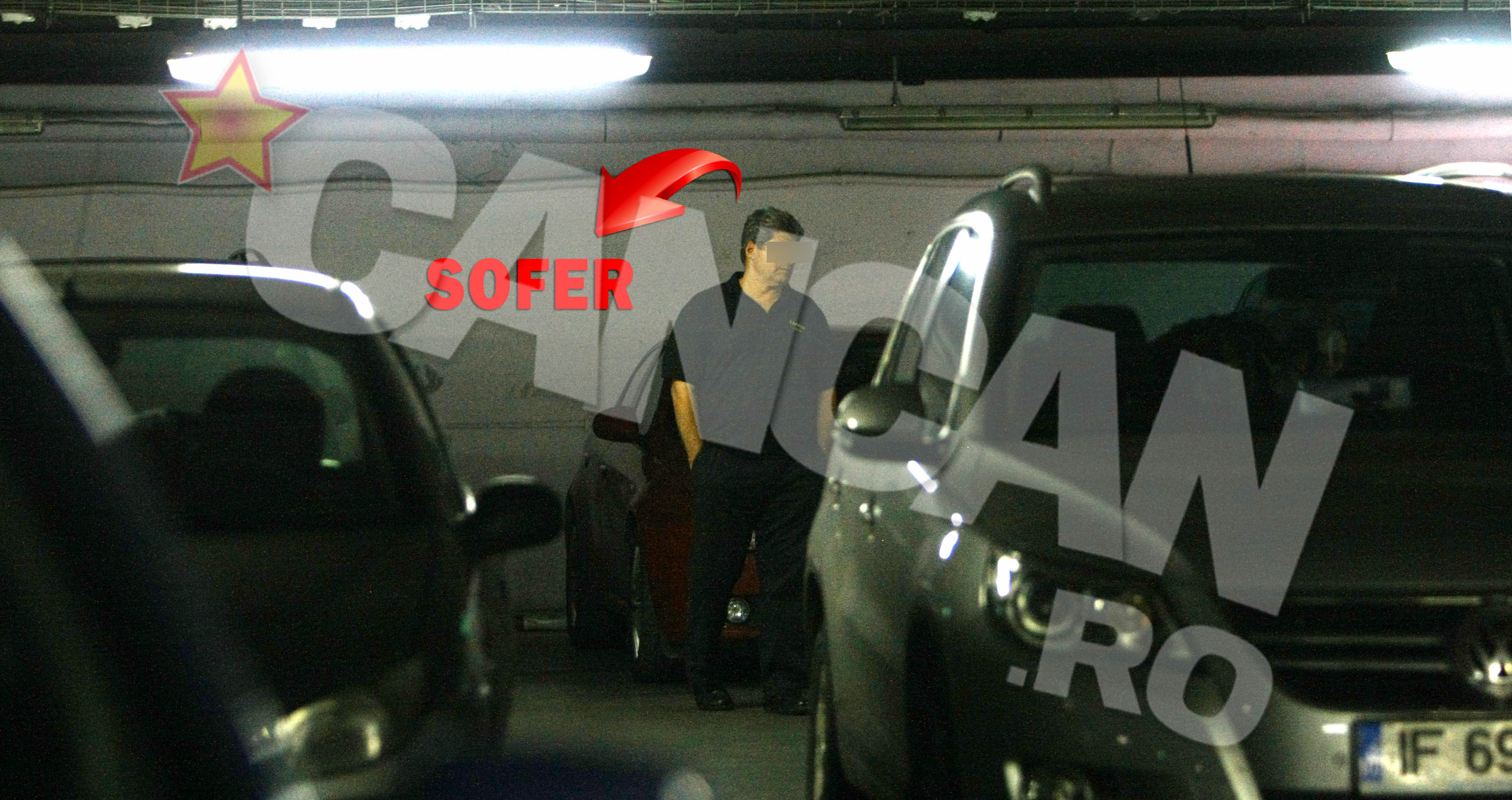 Huidu si-a rugat soferul sa coboare din masina pentru a putea sa-si rezolve treburile in liniste