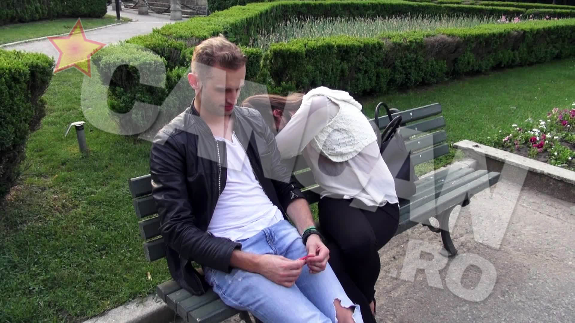 In momentul in care a fost prins cu