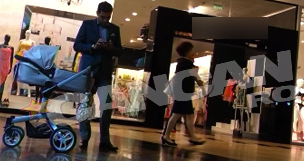 Ramas singur cu micuta, Marcel a dat niste telefoane, apoi a leganat caruciorul