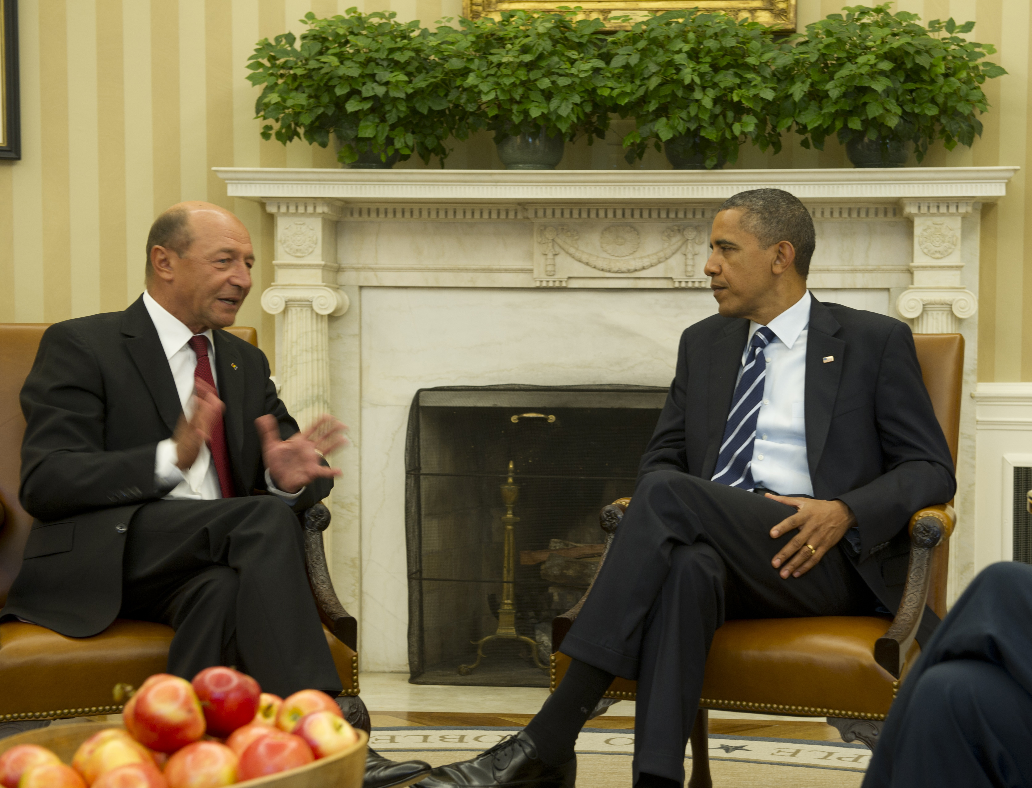 Traian Basescu si Barack Obama