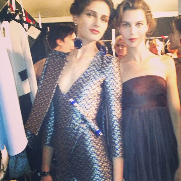 Daniela a ajuns in Roma cu treaba, fiind selectata intr-o prezentare Armani