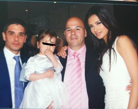 Antonia si Vincenzo, alaturi de tatal sau si surioara vitegra