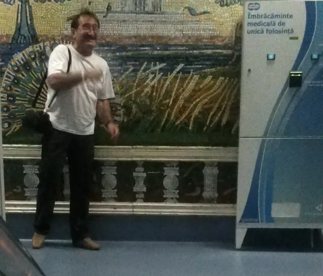 Cornel Palade a imitat cateva personaje chiar pe holul spitalului