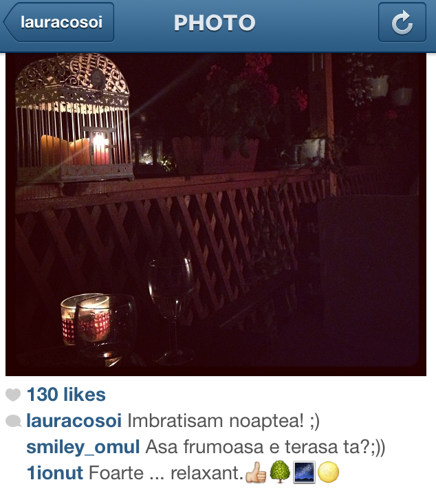 Cantaretul comenteaza la fiecare postare facuta de Cosoi