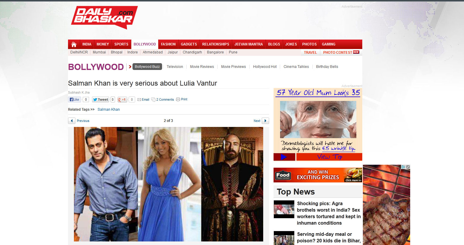 In articolul despre relatia Iuliei cu Salman, indienii au atasat si o poza cu cel care, spun ei, ar fi fostul sot al romancei, Marius Moga. Iar fotografia era cea a lui Suleyman!