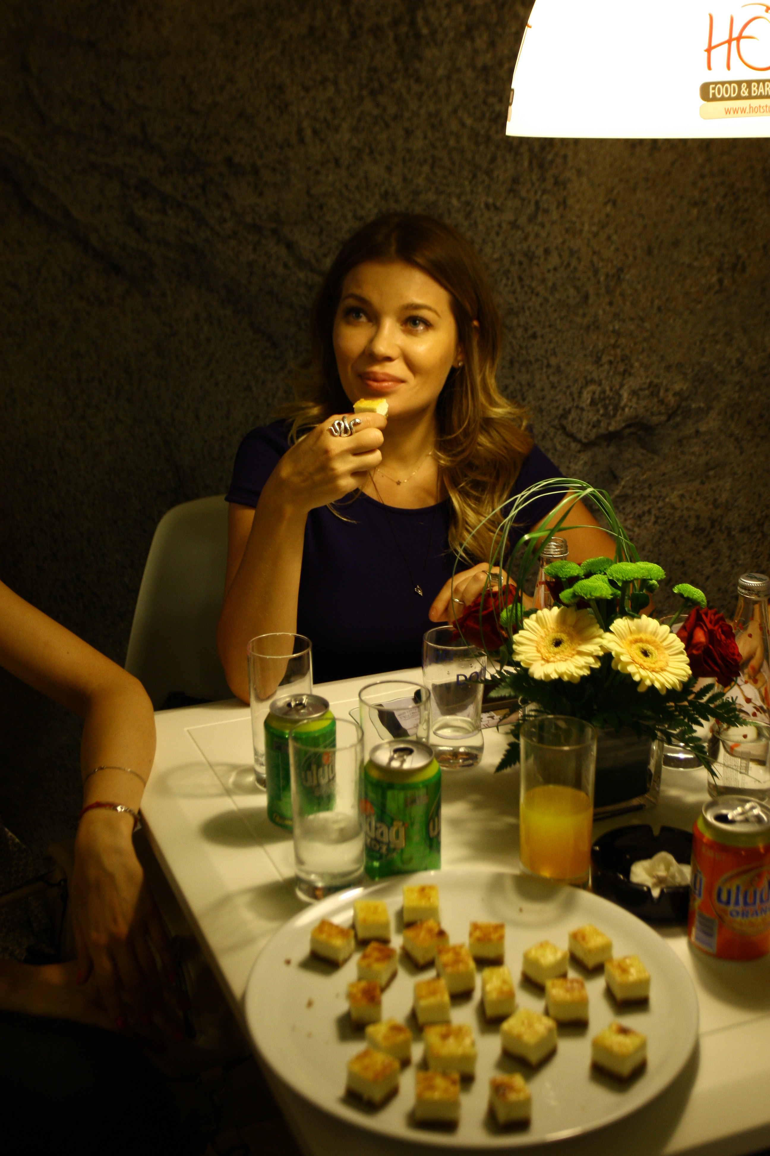 Gina nu este o gurmanda, insa ii place s atesteze tot felul de delicatese