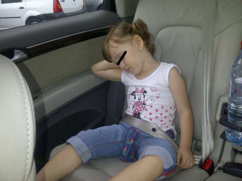 In drum spre mare, micuta a cedat in fata oboselii