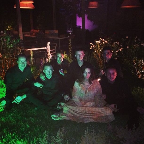 La restaurantul Ago, Madalina s-a fotografiat cu personalul