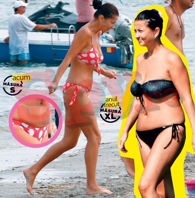 Efectul slabirii drastice: pielea de pe burtica atarna peste costum