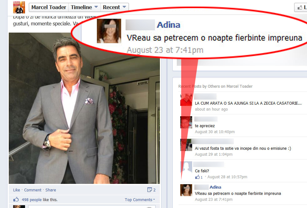 Pe pagina de Facebook a lui Marcel apare o propunere inedita