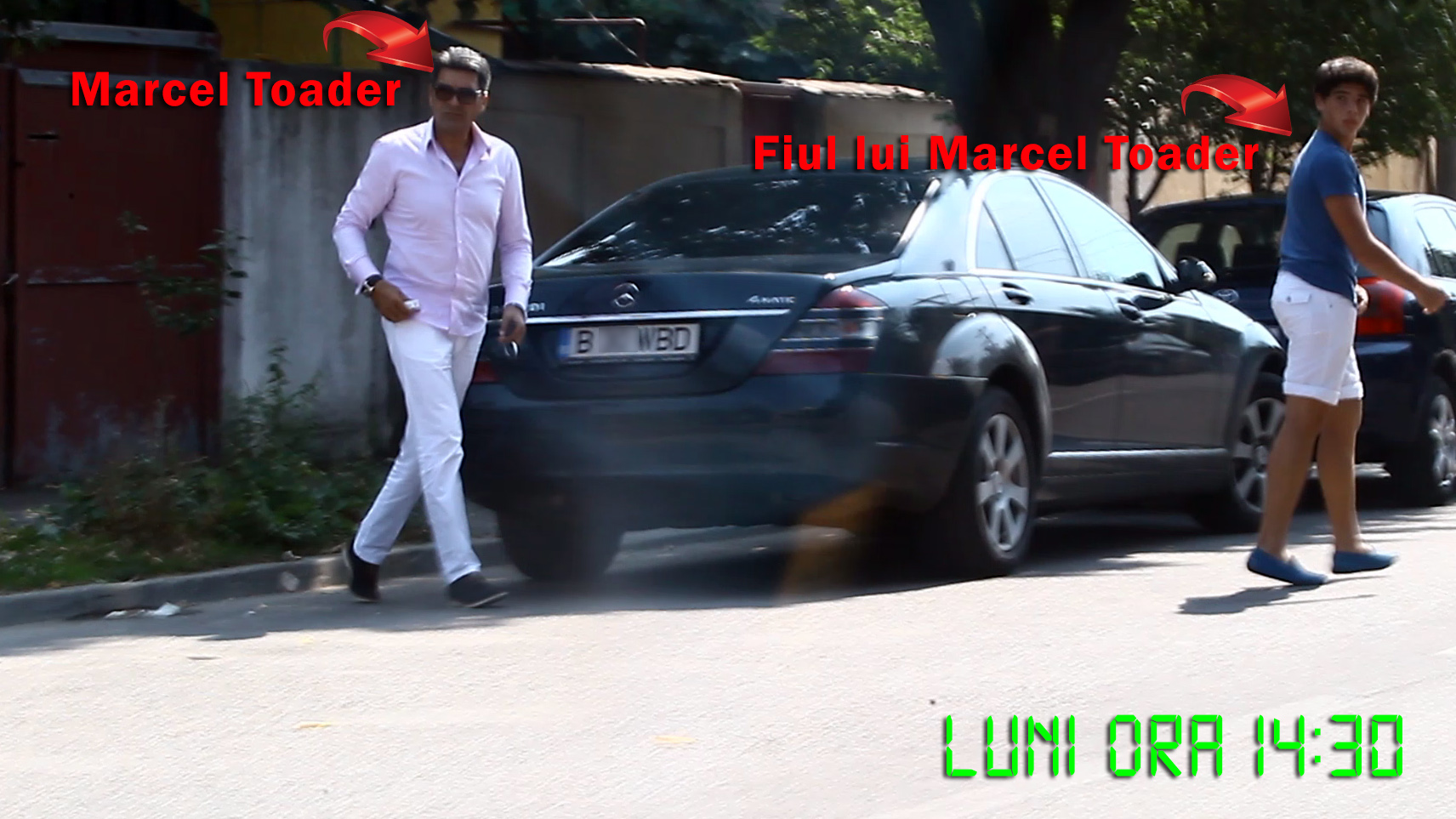 Marcel Toader si fiul sau merg impreuna la salonul de infrumusetare