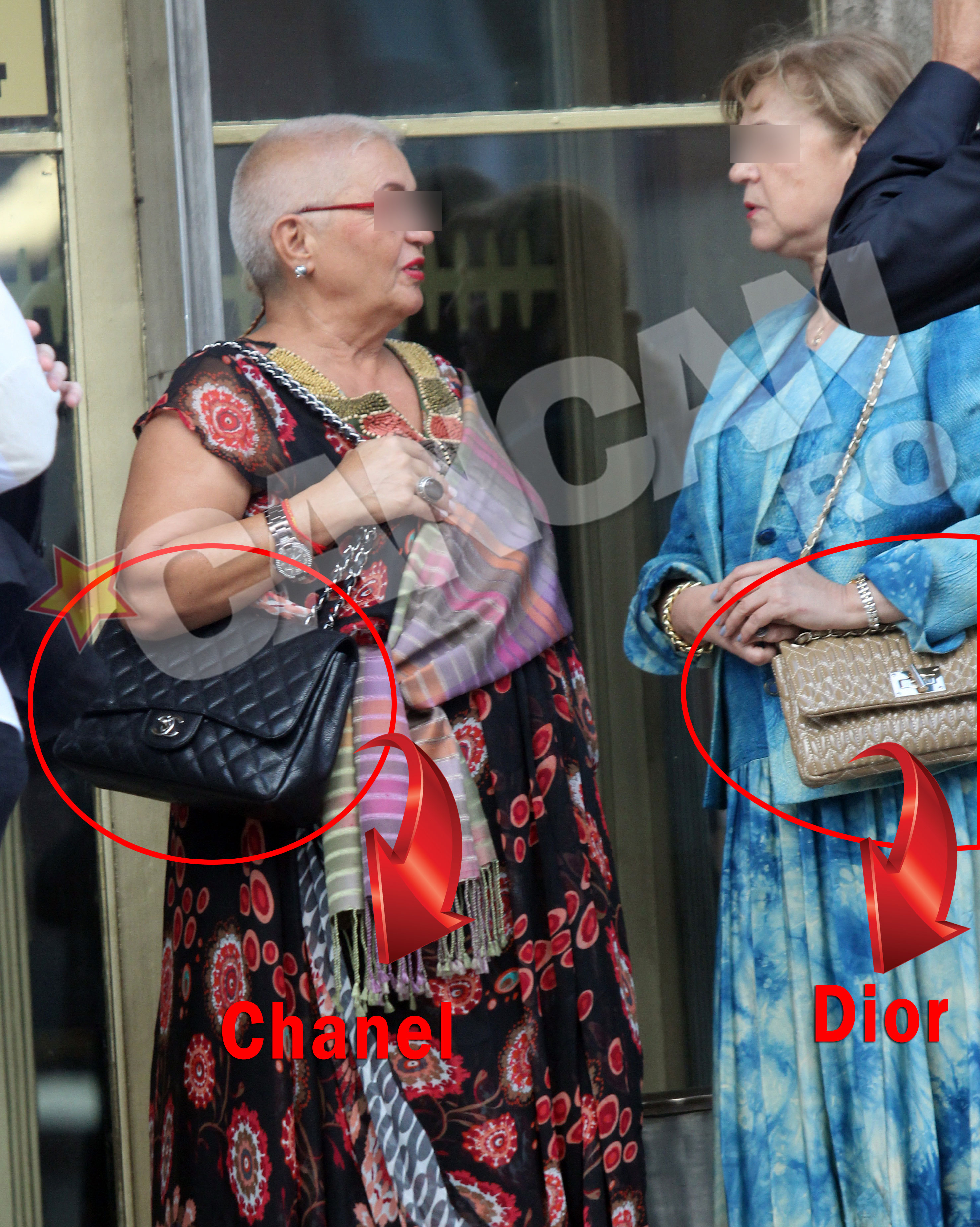 Posesoarele de Dior si Chanel s-au intalnit la o sueta, inainte de concert