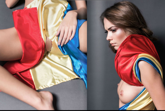 Recent, Ramona a fost protagonista unui pictorial controversat