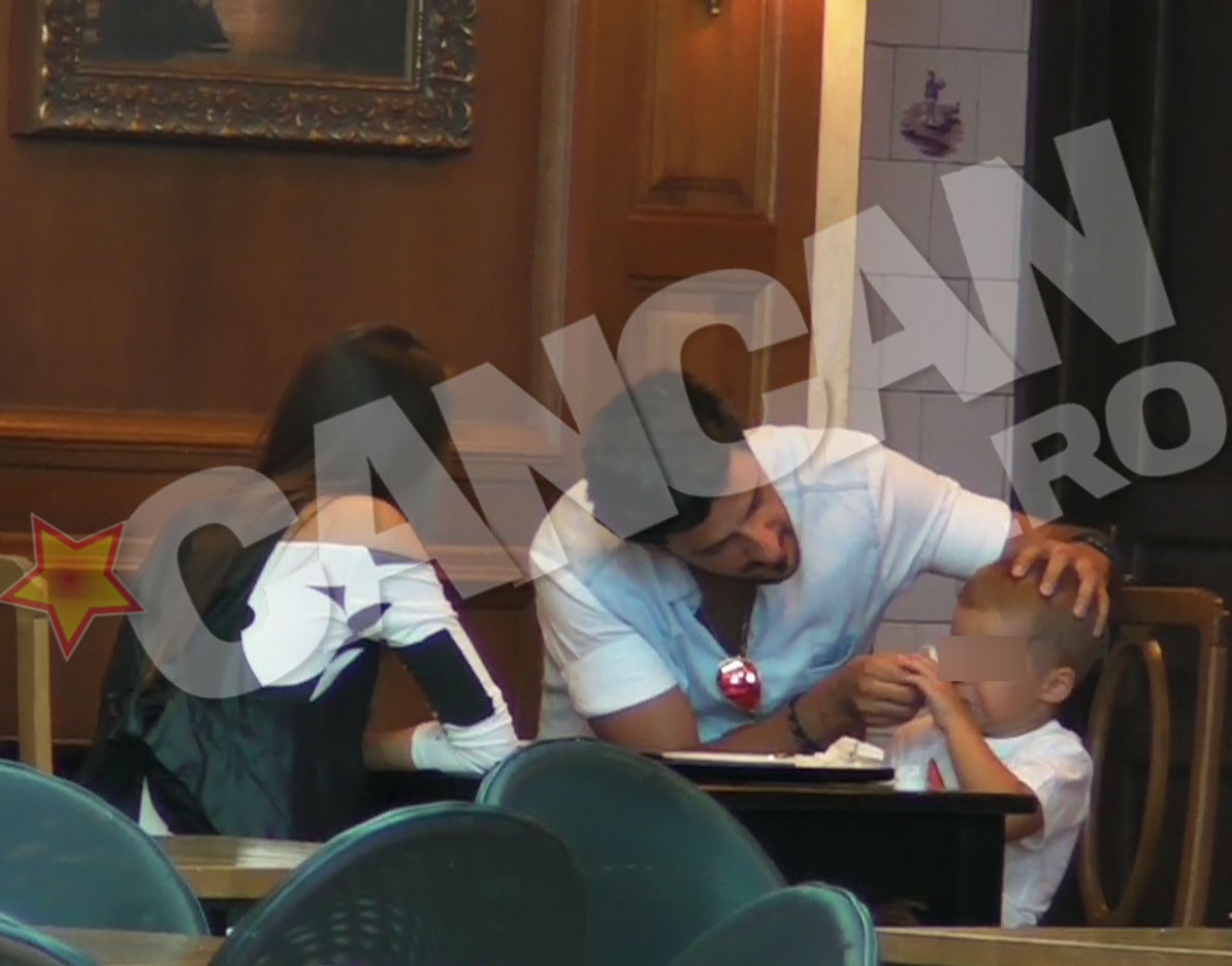 In urma cu cateva zile, Cirpian s-a intalnit cu dansatoarea Elena. De fata a fost si fiul lui de patru ani