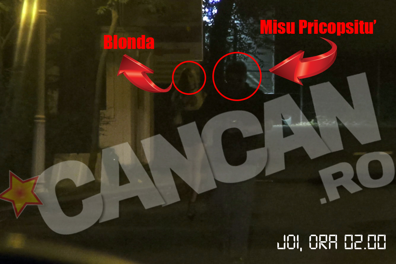 Blonda cu picioare lungi l-a urmat timida pe Misu Pricopsitu'