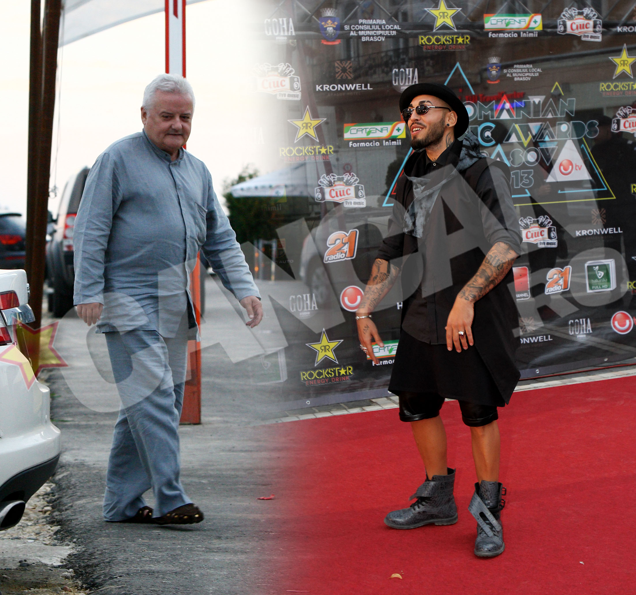 Inca de anul trecut Irinel a inceput sa poarte bluze lungi, asemenea lui Velea