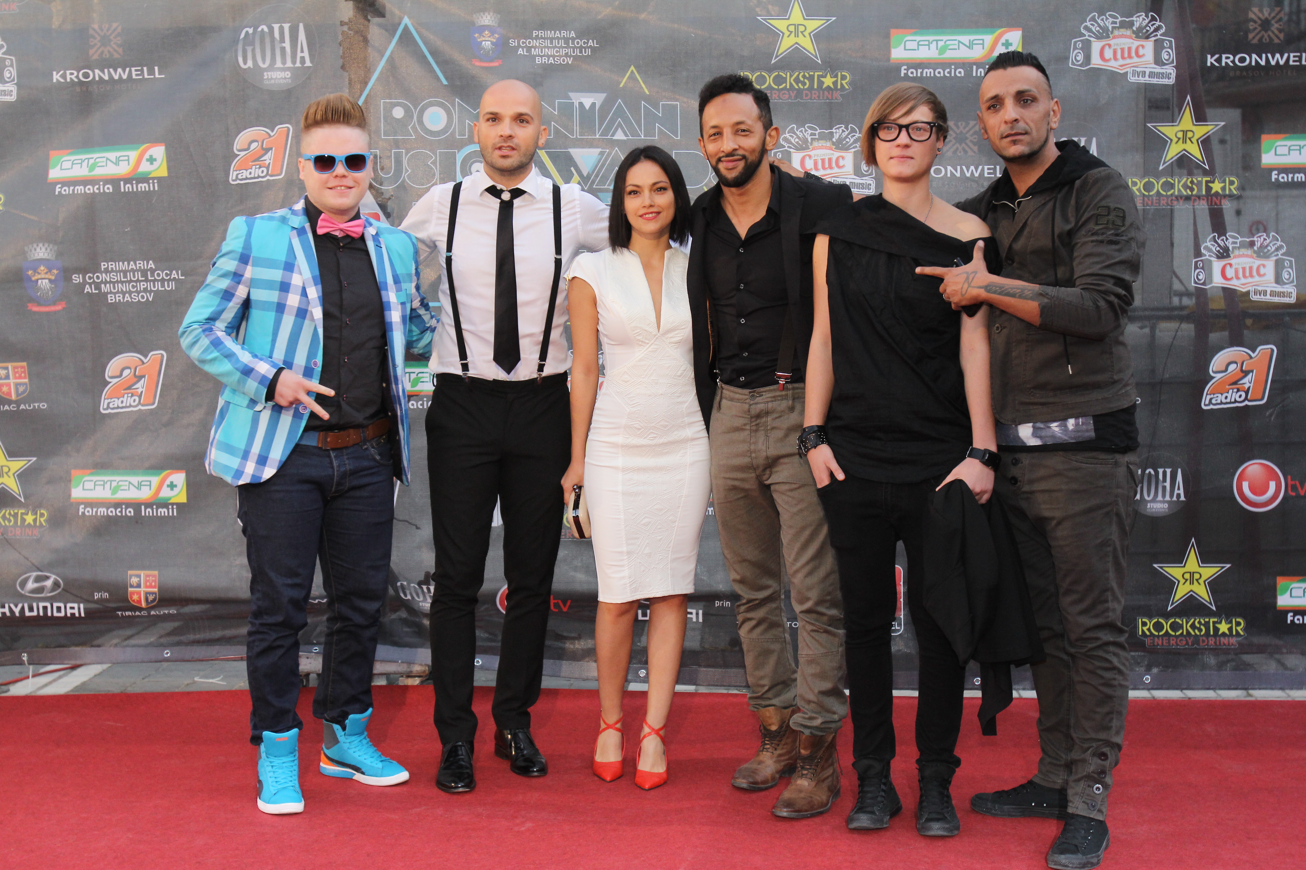 Andrei si-a facut primul aparitia pe covorul rosu de la Romanian Music Awards 2013