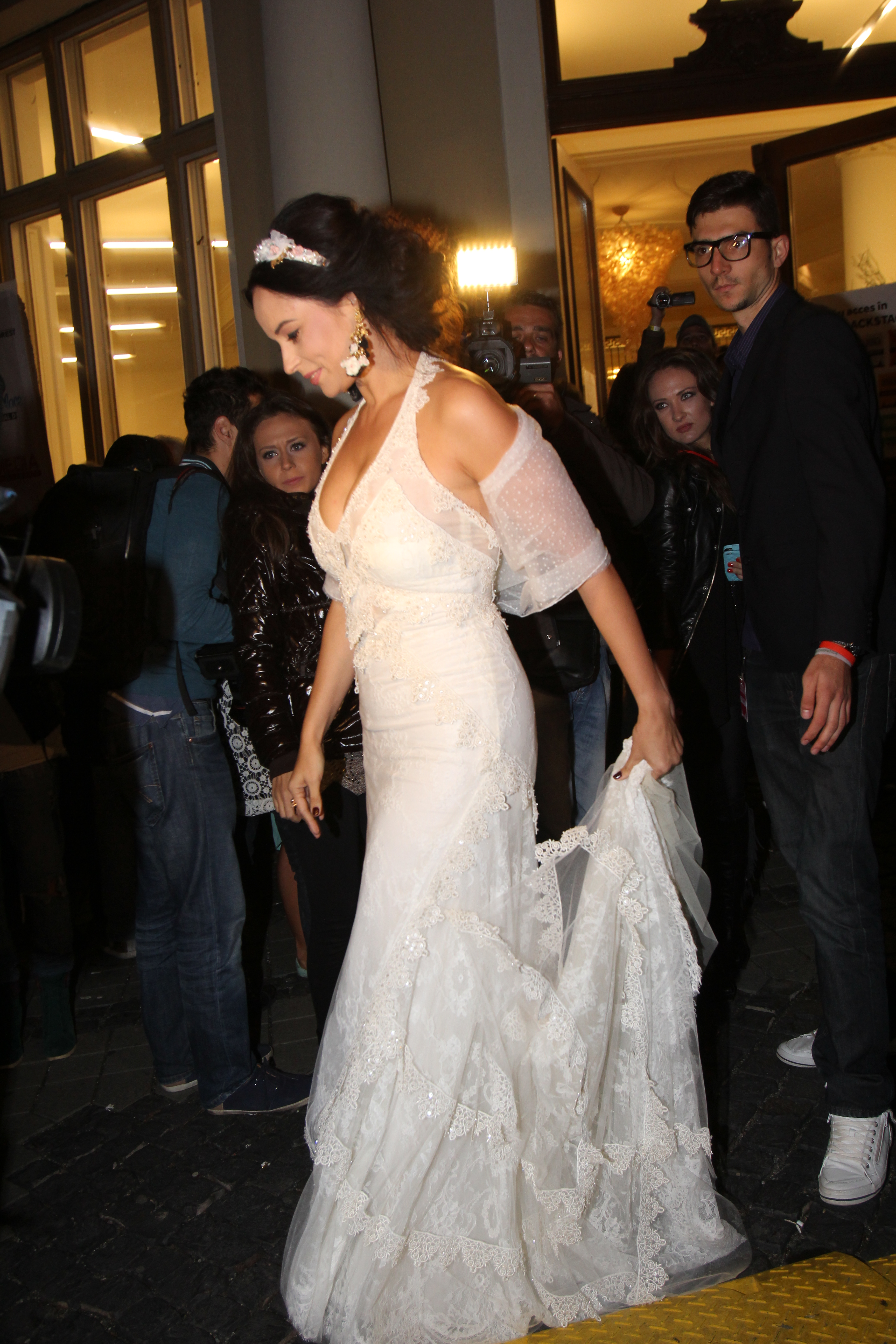 Andreea Marin este o prezenta destul de rara la o gala a premiilor muzicale