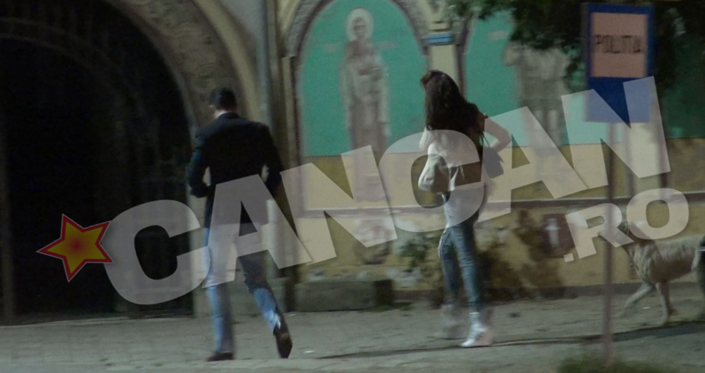 Bianca si Victor se indreapta impreuna spre biserica de langa Bucuresti