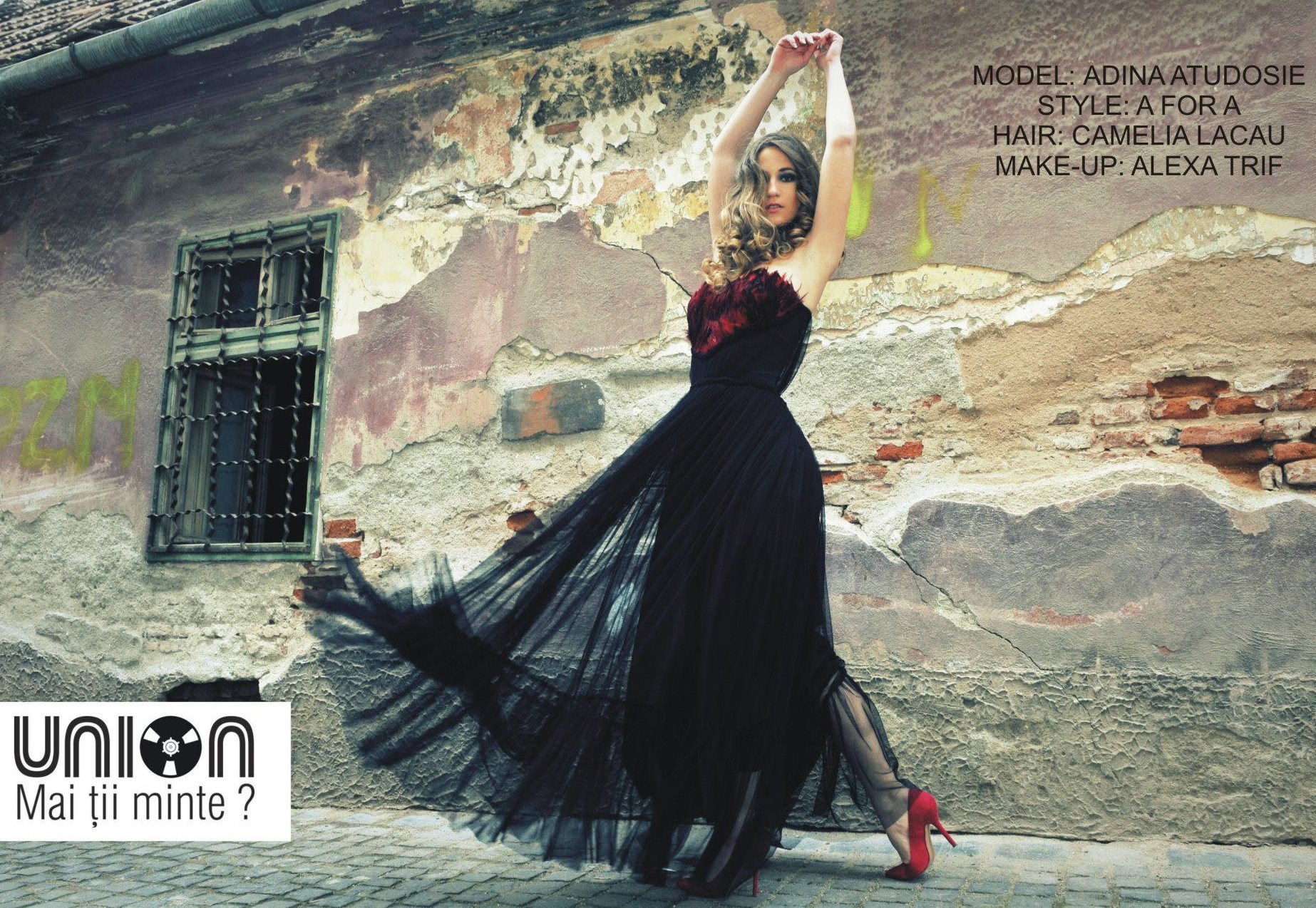 Adina a defilat pe podiumuri si a pozat ca model