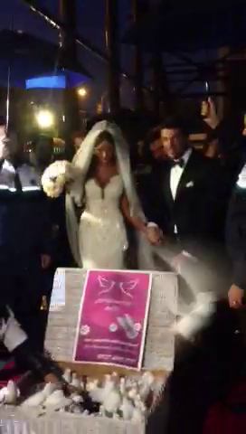 Moment de basm la iesirea din biserica