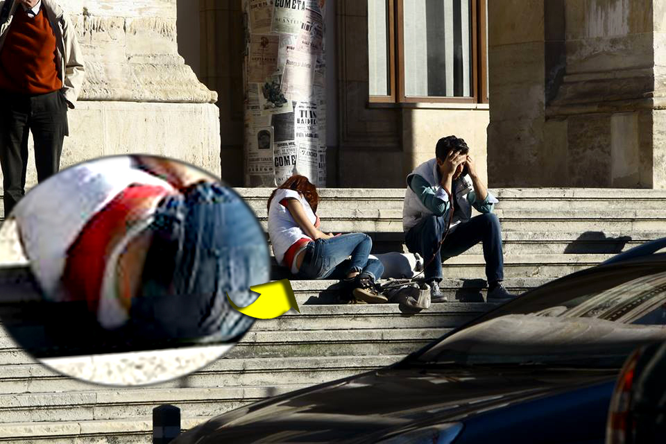 Andra a oferit un spectacol pe cinste trecatorilor