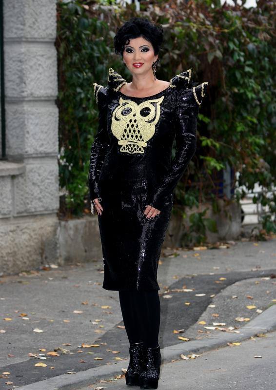 Adriana a visat acest model de rochie