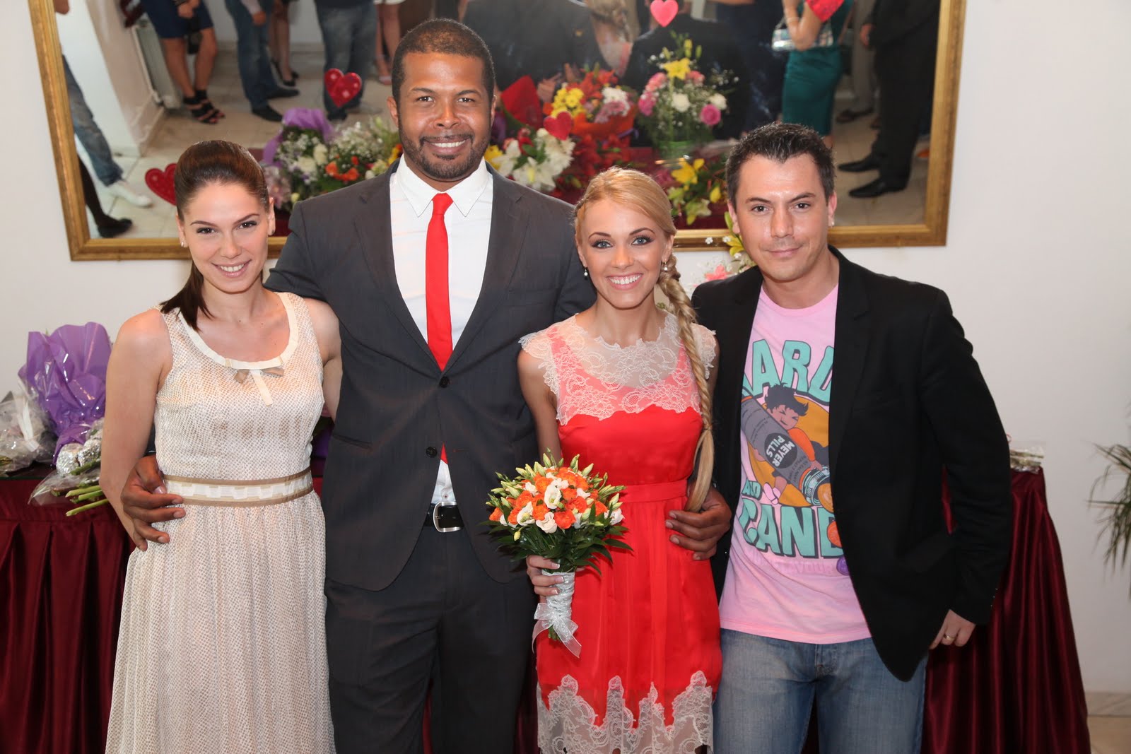 Razvan Fodor si sotia lui sunt nasii lui Cabral si ai Andreei