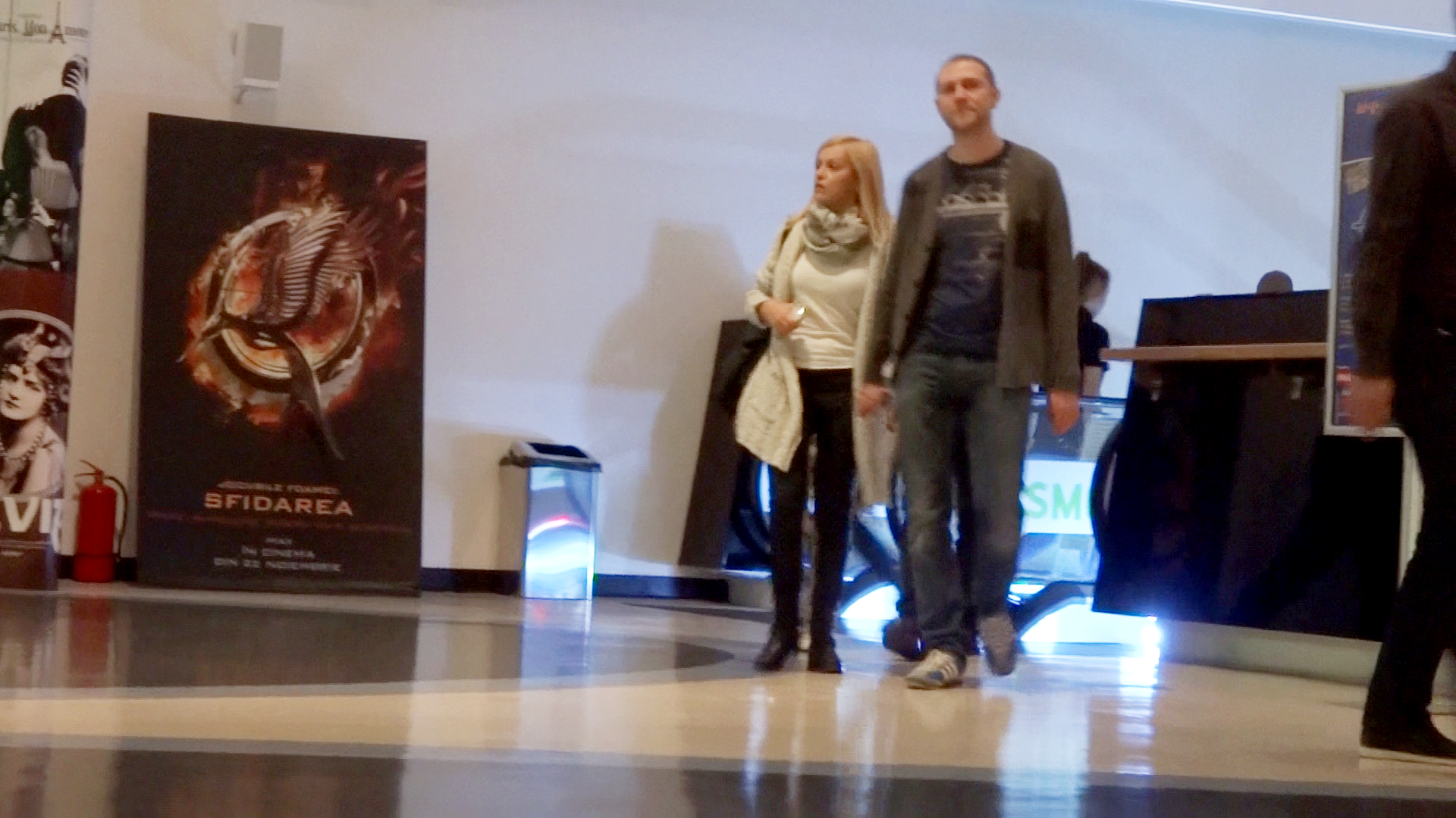 Cei doi au vizionat un film